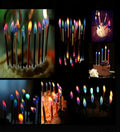 12 נרות אש צבעונית